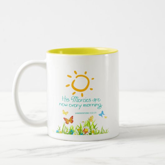De Mok van de Koffie van de Manuscript van "Nieuwe (Links)