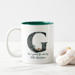 De Mok van de Koffie van het Alfabet van de Brief