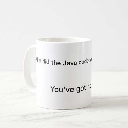 De Mok van de programmeur - u hebt geen klasse (Voorkant links)