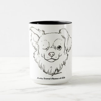 De Mok van de schilderende fox Lucky Coffee