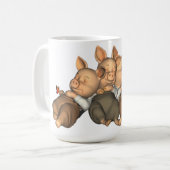 De Mok van drie kleine Varkens die dromen (Voorkant links)