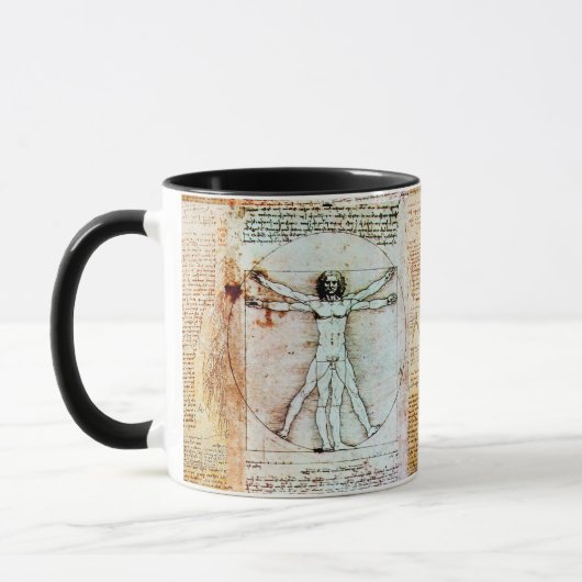 De Mok van het Antiek MAN van VITRUVIAN (Links)