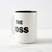 De mok van het Boss (Voorkant links)