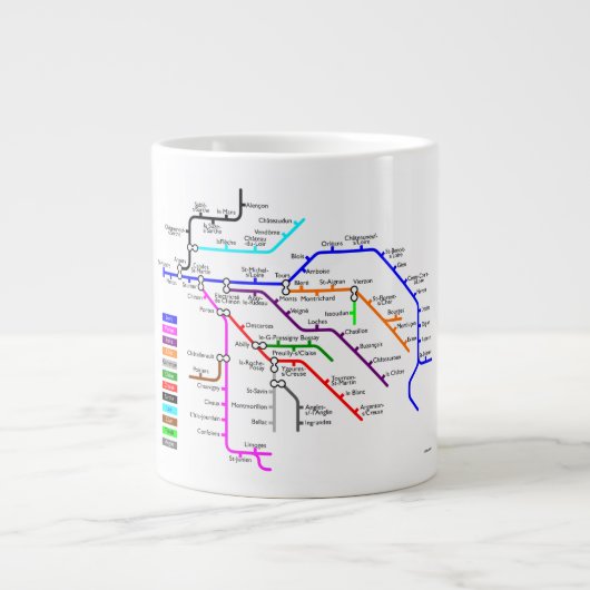 De mok van het Loire River System (Voorkant)