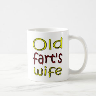 De Mok van het oude Fart's Wife Funny Coffee