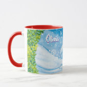 De mok van Kerstmis, PingPing Penguin & Snowman. (Links)