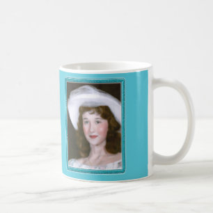 De Mok van koffie die met Foto's en Uw Overseinen