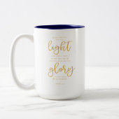 De Mok van koffie met Manuscript - Matthew 5:16 (Links)
