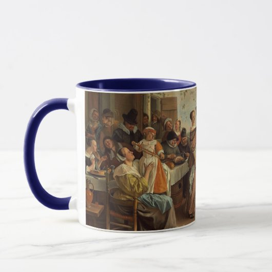 De Mok voor het schilderen van het dansende paar (Links)