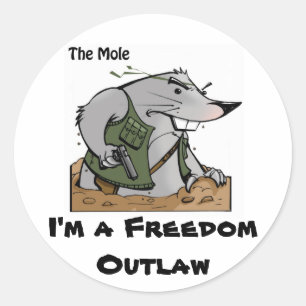 De Mole Outlaw Sticker