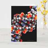 De molecule van DNA. Moleculair model van DNA Kaart (Gele Bloem)