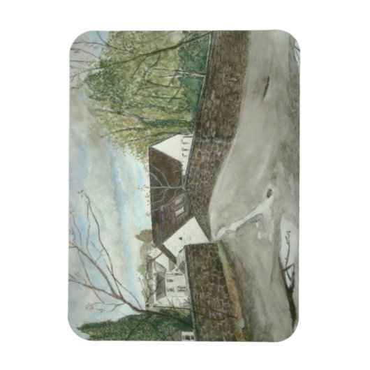 De molen in Pontlanfraith Magneet (Verticaal)