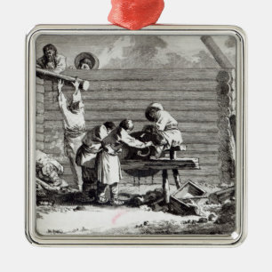 De molen metalen ornament