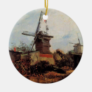 De molen van Blute Fin door Vincent van Gogh Keramisch Ornament