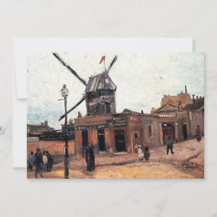 De molen van de Galette door Vincent van Gogh