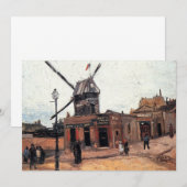 De molen van de galette door Vincent van Gogh (Voorkant / Achterkant)