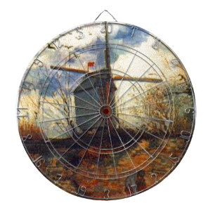 De molen van de Galette Van Gogh Dartbord