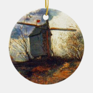 De molen van de Galette Van Gogh Keramisch Ornament