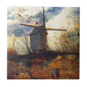 De molen van de Galette Van Gogh Tegeltje