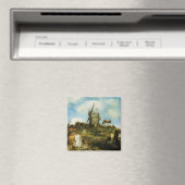 De molen van de Galette van Vincent van Gogh Magneet (Insitu (Vaatwasser))