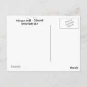 De Molen van Mingus Briefkaart (Achterkant)