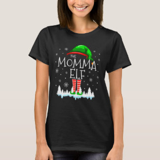 De Momma Elf-kerstfamilie komt overeen T-shirt