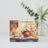 De Mon Coeur Belle Carte de vacances Maison (Debout devant)