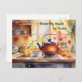 De Mon Coeur Belle Carte de vacances Maison (Devant / Derrière)