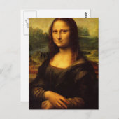 De Mona Lisa Briefkaart (Voorkant / Achterkant)