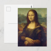 De Mona Lisa Briefkaart (Voorkant / Achterkant)