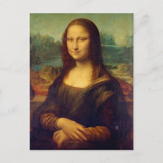 De Mona Lisa Briefkaart (Voorkant)