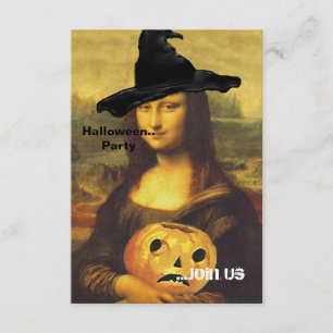 ~ de Mona Lisa dans des invitations de partie de