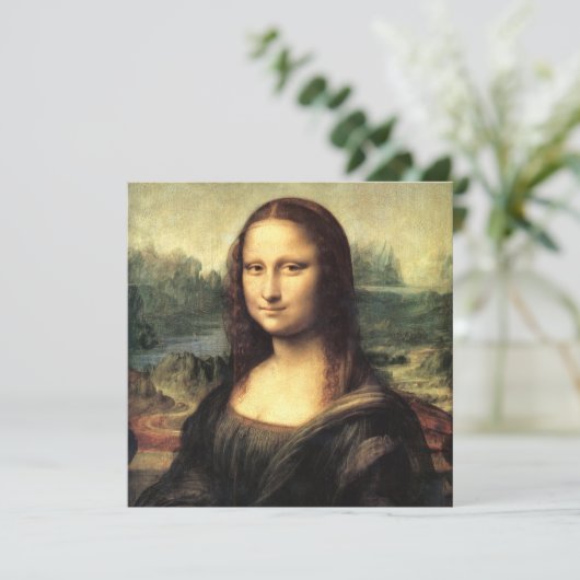 De Mona Lisa Leonardo da Vinci (Staand voorkant)