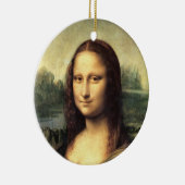 De Mona Lisa Leonardo da Vinci Keramisch Ornament (Rechts)