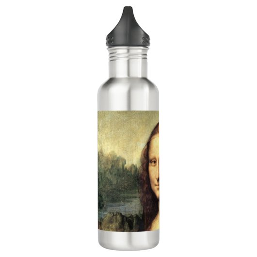 De Mona Lisa Leonardo da Vinci Waterfles (Links)