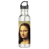 De Mona Lisa Leonardo da Vinci Waterfles (Voorkant)