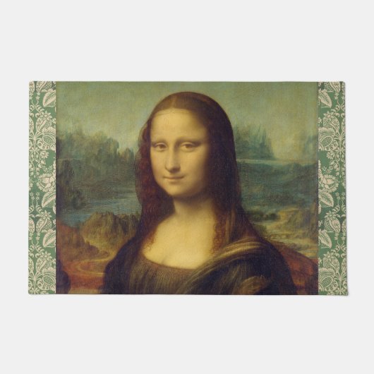 De Mona Lisa van Leonardo Da Vinci Deurmat (Voorkant)