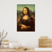 De Mona Lisa van Leonardo da Vinci Poster (Keuken)