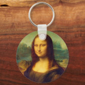 De Mona Lisa van Leonardo Da Vinci Sleutelhanger (Voorkant)