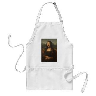 De Mona Lisa van Leonardo da Vinci Standaard Schort