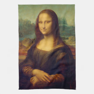De Mona Lisa van Leonardo Da Vinci Theedoek