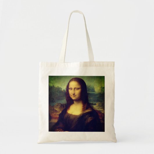 De Mona Lisa van Leonardo Da Vinci Tote Bag (Voorkant)