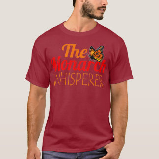 De monarch fluisteraar Schattigee entomologie minn T-shirt