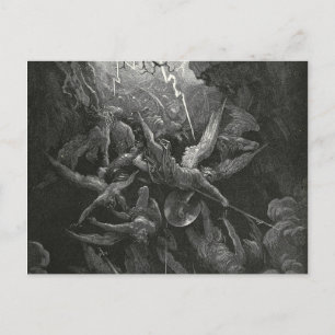 De mond van de hel van Gustave Dore Briefkaart