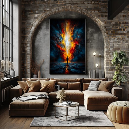 De Mond van het Oordeel – Monumentale Expressionis Poster