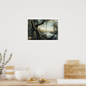 De monding van de Fox-rivier, Indiana, bord 5 van Poster (Keuken)