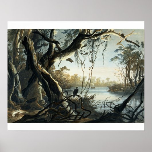 De monding van de Fox-rivier, Indiana, bord 5 van Poster (Voorkant)