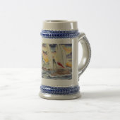 De monding van de gewone man bierpul (Voorkant rechts)