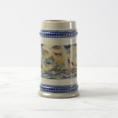 De monding van de gewone man bierpul (Center)