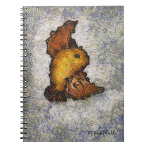 De monet-Stijl van Frida Kahlo het Schilderen van Notitieboek